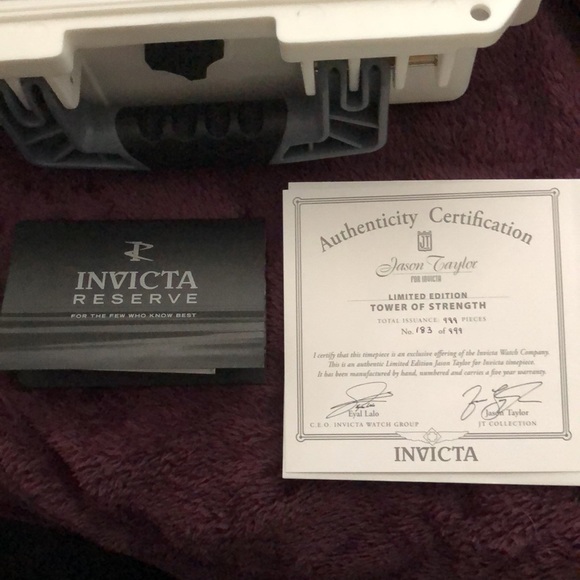 Womens Invicta bolt zeus gold Jason Taylor Limited Edition #14608 VERY RARE - Picture 15 of 17